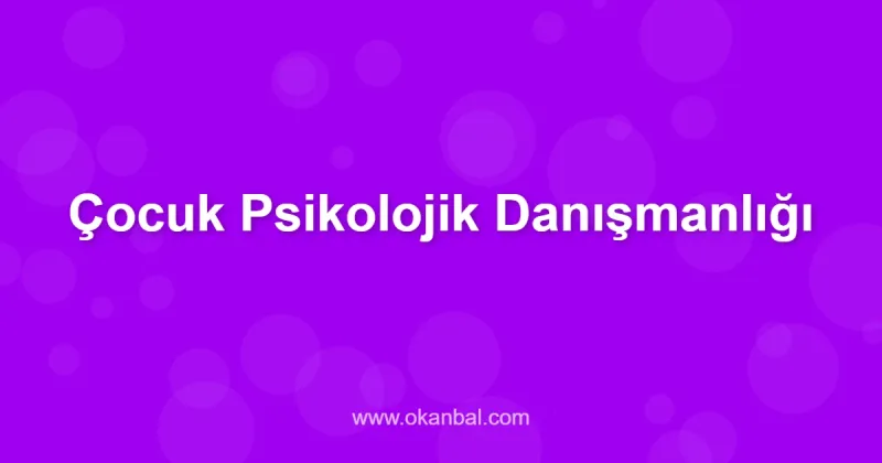 Çocuk Psikolojik Danışmanlığı
