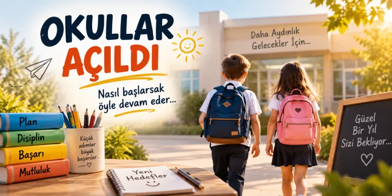 Okullar Açıldı: Evde Okul Düzenini Yeniden Kurmanın Tam Zamanı