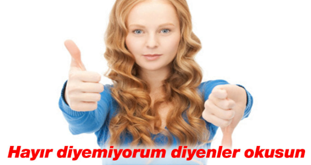 hayir dememek